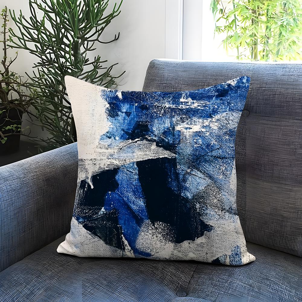 Street Graffiti Texture Cushion Cover Comfortable Reversible Pillow Cover Ideal for Car Sofa Bedroom Beyond