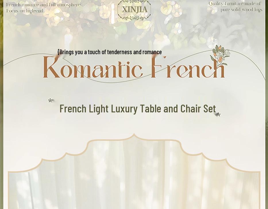 French Balcony Outdoor Wrought Iron Table and Chairs Set for Small Courtyards - Garden Dining Set.