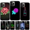 Неоновые огни Чехол-ракушка Для iPhone 17 Air 15 16 14 13 12 Pro Max 11 Pro Max Plus Чехол для телефона