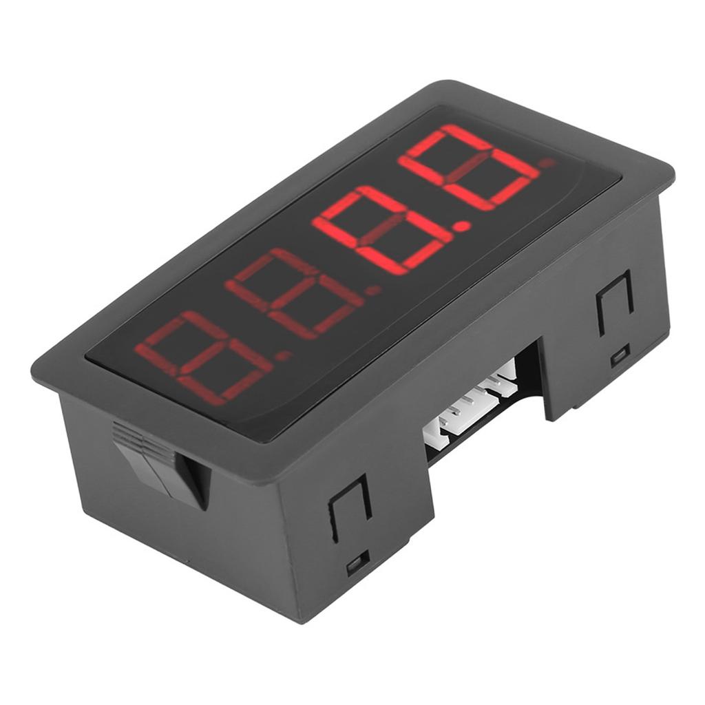 4 Digital LED Tachometer RPM Speed Meter Hall Proximity Sensor NPN(Red)
