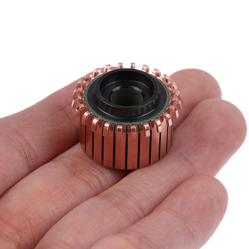 1 шт. Медный крюкообразный электрический моторный коммутатор 23,2X8X14,6 мм 24 зуба Медный крюкообразный электрический моторный коммутатор