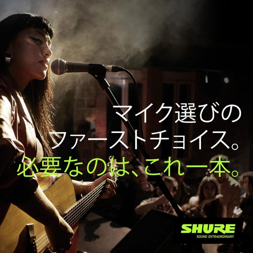 Shure Dynamic Microphone SM58S: with ONOFF Switch, No Screws for Microphone Stand, Unidirectional Cardioid XLR Wired Vocal, Singing, Live Recording, D