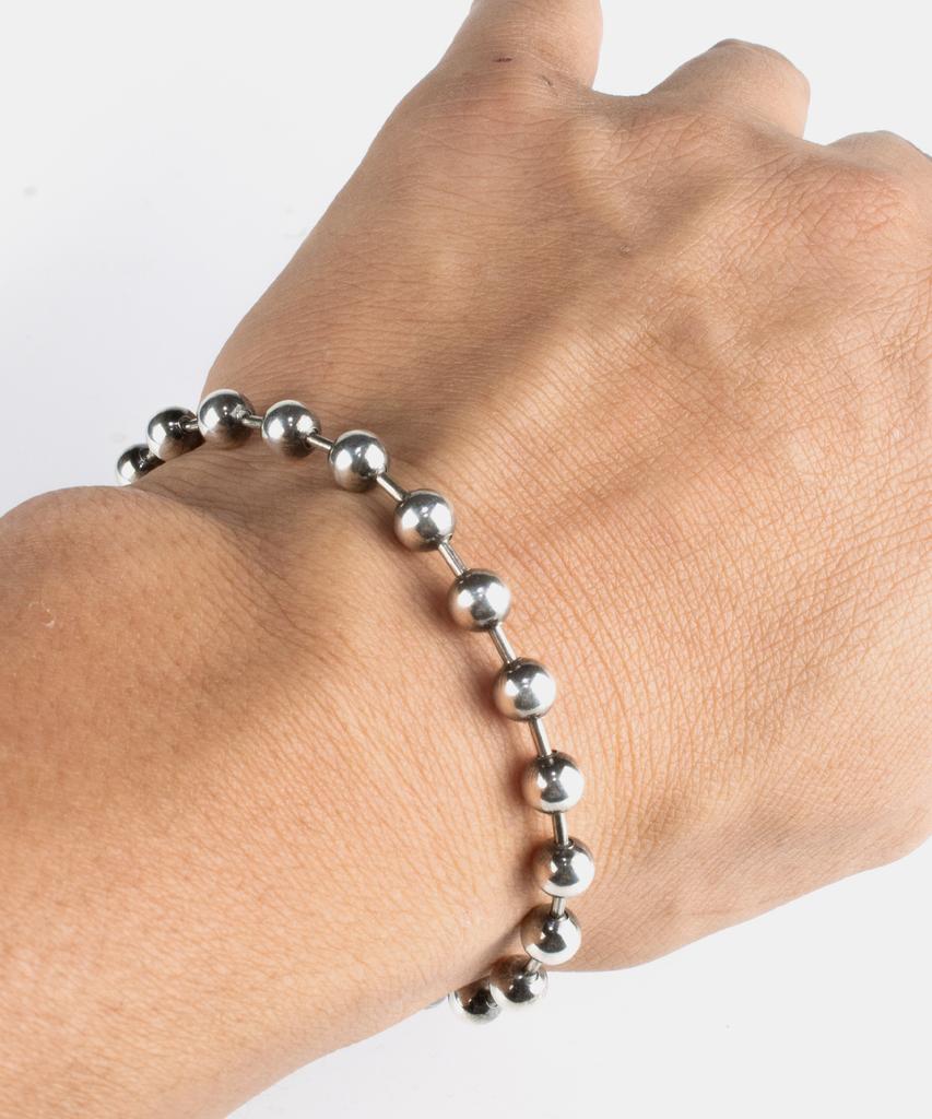 Sheen666 Unknown Creature Ball Chain Silver Bracelet 6Mm