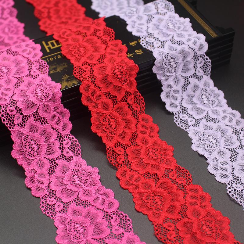 Элегантное многоцветное эластичное кружево, кружево, ажурная занавеска, декоративное кружевное белье, свадебная одежда, аксессуары из лент, рукоделие, изготовление лент