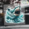 Fierce Shark Art Personalized Wall Stickers for Home Decoration Toilet Decals Car Stickers
