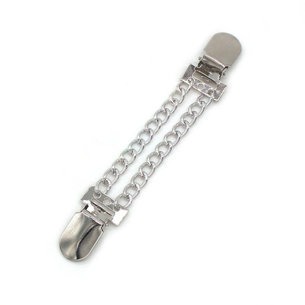 Кардиган с жемчужными стразами, утиная клипса, сплав, пряжка для блузки, модная брошь-булавка, украшение для одежды