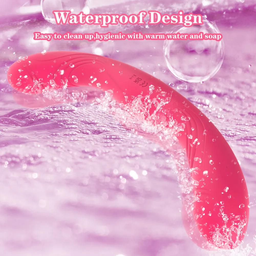 Вибратор Дилдо для точки G Секс-игрушки Двусторонний Управление через приложение Беспроводной Реалистичные Силиконовые Дилдо Игрушки для взрослых для Женщин Лесбиянок