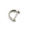 High Quality D Bow Staples Stainless Steel Keychain Hook 4 Styles Bracelet Buckle  Ourdoor Tool