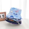 Cartoon Printed Baby Bucket Hat Spring Summer Panama Hat For Kids Sun Hat Soft Cotton Children Boys Girls Beach Cap