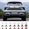 3D ABS Стайлинг Логотип Автомобиля Накладка На Переднюю Решетку Радиатора/Задний Багажник Наклейка На Руль Для Mitsubishi Lancer 10 Xpander Pajero 4 Triton