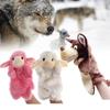 Delightful White Sheep And Big Bad Wolf Plush Hand Puppet Hat For Baby Comfort And Play