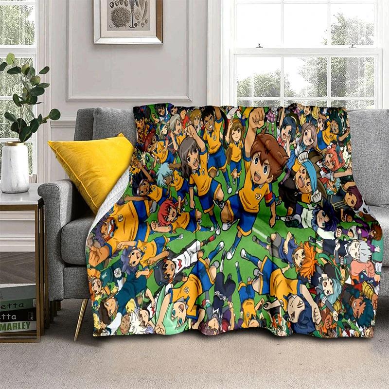 3D Inazuma Eleven Mark Evans Anime Cartoon Soft Plush Blanket,Flannel Blanket Throw Blanket for Living Room Bedroom Bed Sofa Kid