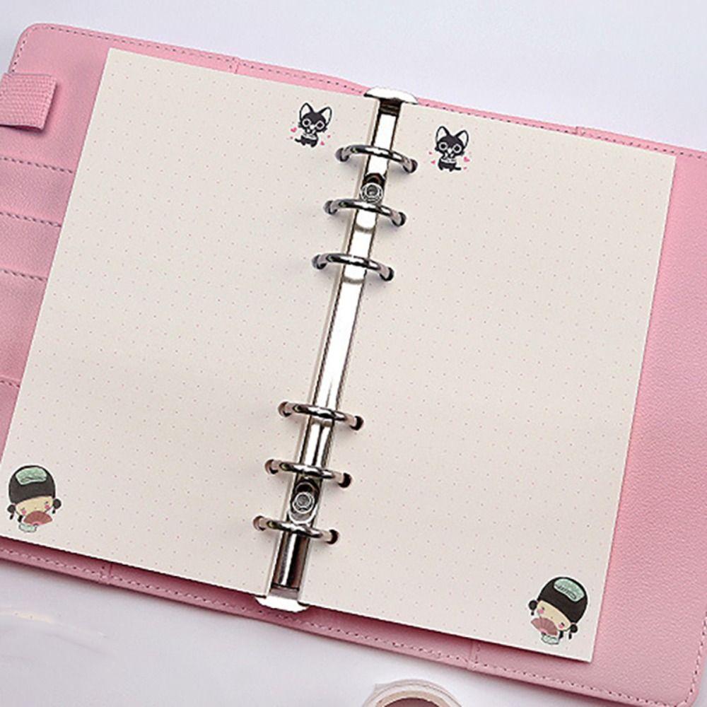 6 отверстий спиральная папка внутренняя страница список дел индекс внутренняя страница канцелярская бумага школьный офис