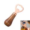 4pcs Stainless Steel Vertical Beer Bottles Openers with Wood Handle Drink Lid Remover for Home Use Kitchen Accessories
