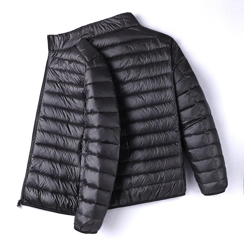 Down Jacket Can Be Autumn and Winter New Men's Stand-up Collar Baseball Comfortable and Versatile Jacket Light and Thin To Keep Warm