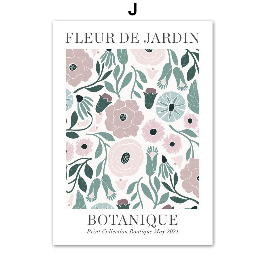 Цветочный фруктовый рынок, абстрактный скандинавский винтажный постер, современные настенные художественные принты, картины на холсте, украшения, фотографии для гостиной