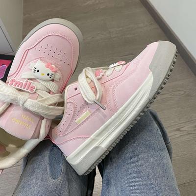 Нишевая спортивная и повседневная обувь на доске, универсальная женская весенняя новинка, дофаминовая платформа, обувь-хлеб