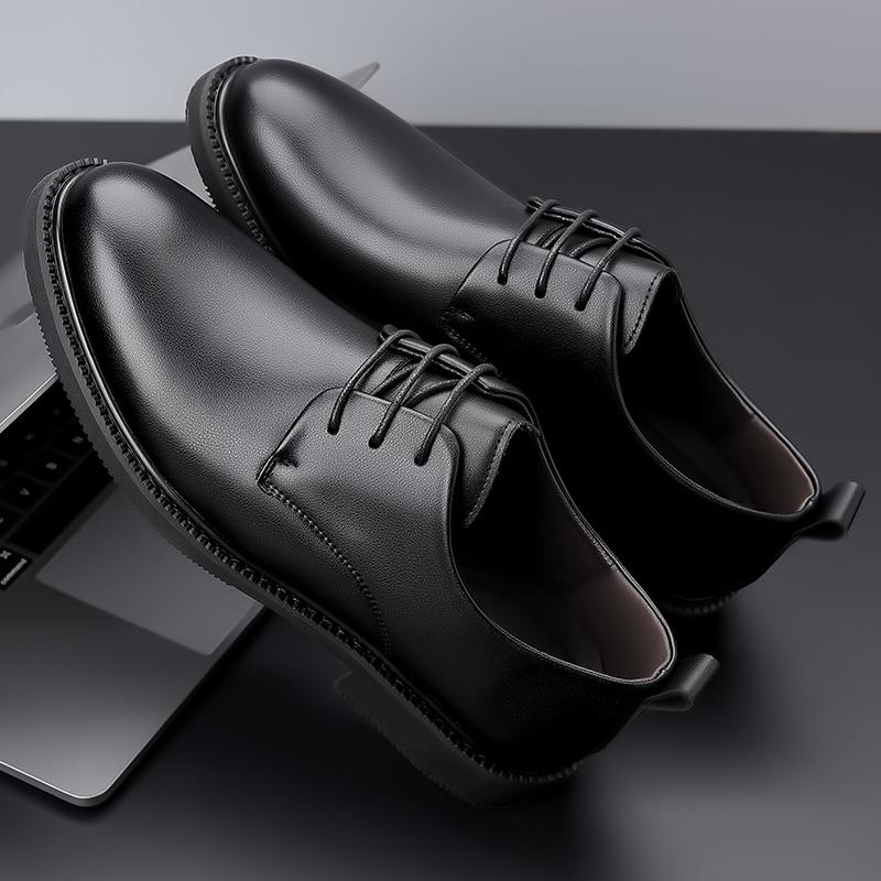 Fashion Fashion Wedding Dress Shoe Men's Formal Shoes Comfortable Platform Leather Oxford Shoes New Elegant Male Office Derby Footwear