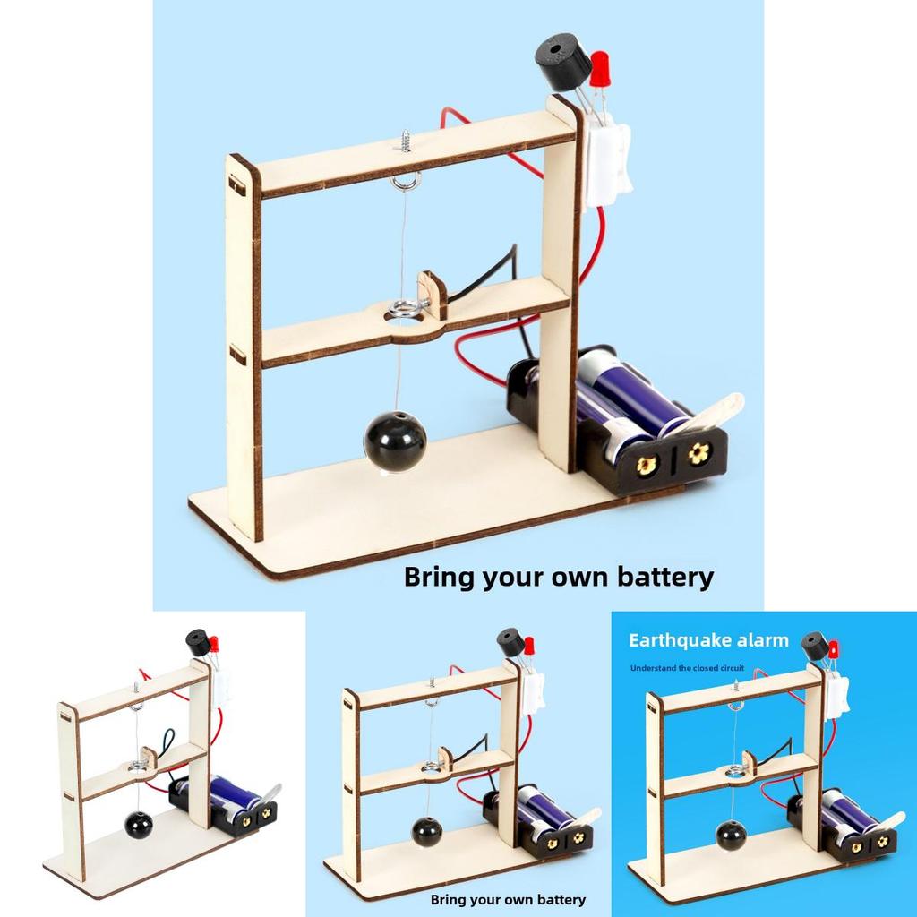 Earthquake Sensor Diy Model Science Experiment With Multimaterial Kit For Stem Education