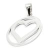 [I3678] - Silver Pendant 'Love' Silver (rhodium-plated) - 20 Mm