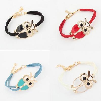 E049 Ретро браслет-подвеска «Сова» — бестселлер корейской моды