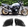 2 Pcs Carbon Fiber Style ABS Carburetor Side Cover Replacement for CB 400 CB400 VTEC 1999‑2007