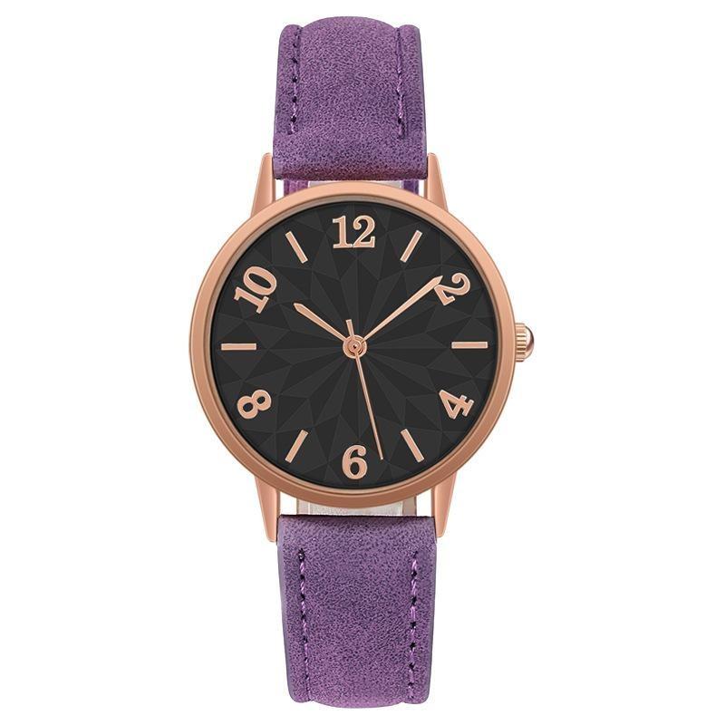 Trendy Unisex Casual Women Dress Wristwatches Leather Belt Watches Ins Watch Women Watch Ladies' Quartz Clock Simple Frosted