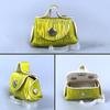 Yellow Doll Accessories Handbag For Barbie Doll Leather Mini Bag 1/6 Dolls Accessories Purse For Barbie Dollhouse Kids Toy Girls