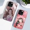 Закаленный стеклянный корпус, милый, милый, с рисунком девушки, защитный чехол, мягкий чехол для Xiaomi Redmi