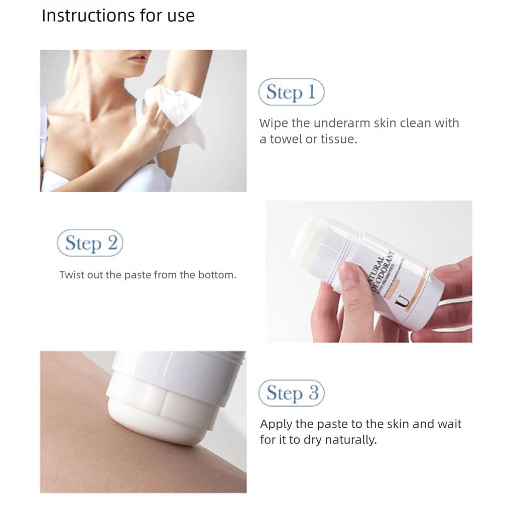 Дезодорант-стик для женщин | Свежесть на весь день и сухой комфорт с увлажняющей формулой | Антиперспирант без спирта для эффективного контроля потоотделения