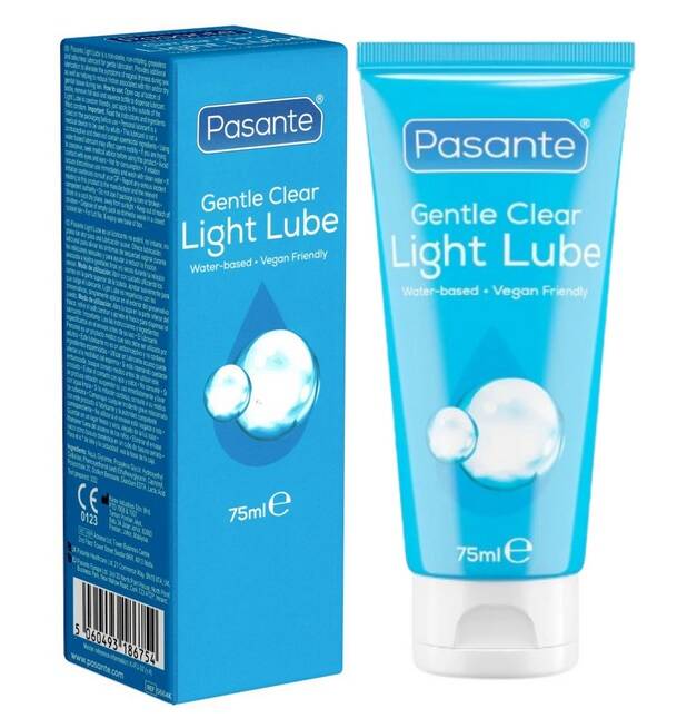 Water-Based Moisturizing Gel - Pasante Gentle Clear Light Lube 75ml