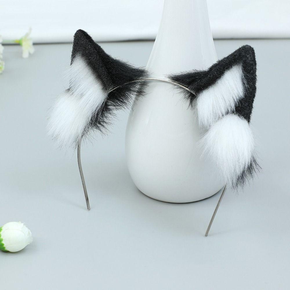 Cat Wolf Ears Idol Doll Headwear Cat Ear Hairband Headwear for Cotton Doll  Plush Doll Cosplay