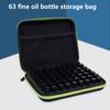 Сумка для хранения эфирного масла, большая емкость, противоударная портативная бутылка с 63 слотами для эфирного масла