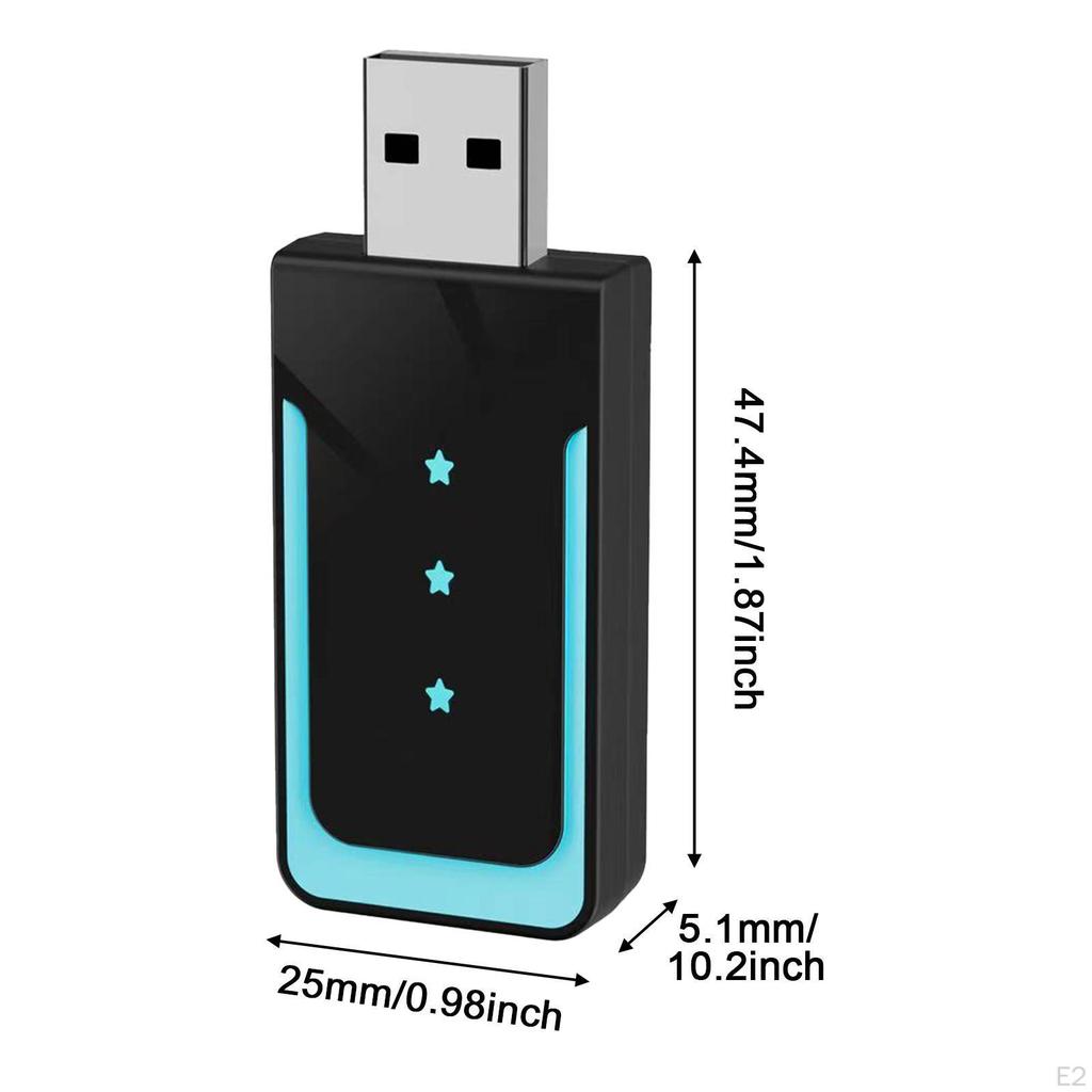 Автомобильный адаптер Plug and Play, Голосовое управление, Аксессуары Высокопроизводительный 5,8 ГГц Компактный BT 5.0