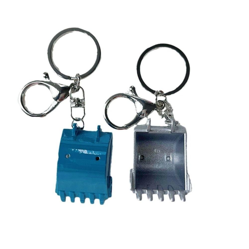 4 шт. цепи бульдозер брелок экскаватор автомобиль брелок креативный цинковый сплав брелок для женщин