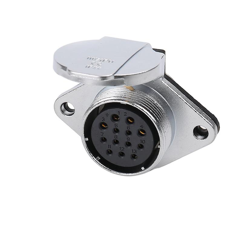 WEIPU WS32 TQ+ZG Waterproof Connector Screw Type Metal Aviation Panel Connectors Male Plug Female Socket 4 6 8 10 12 13 19 Pin