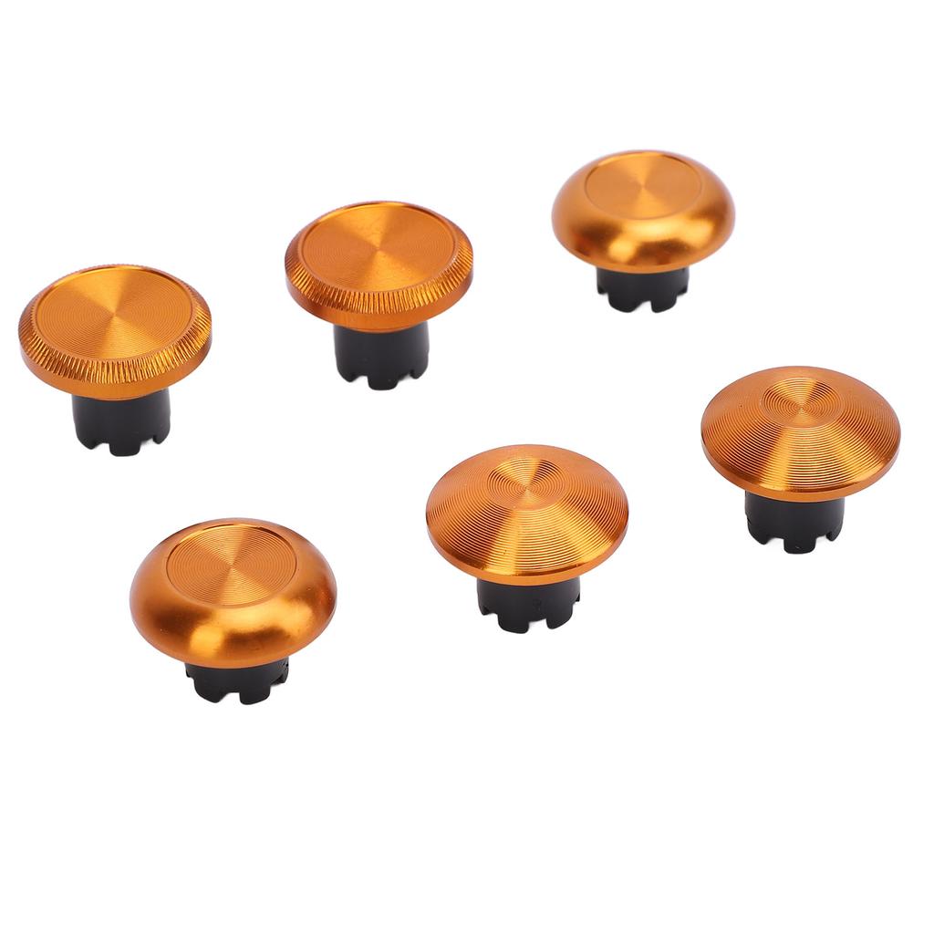 6 шт. металлические аналоговые ручки стики для большого пальца для контроллера Edge алюминиевый сплав металлический игровой джойстик