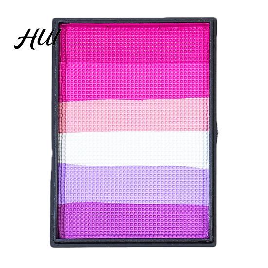 Rainbow Face Paint 50G for Body Painting, High Pigment Makeup Kids Halloween Party Cosplay, Washable Adults Long Lasting
