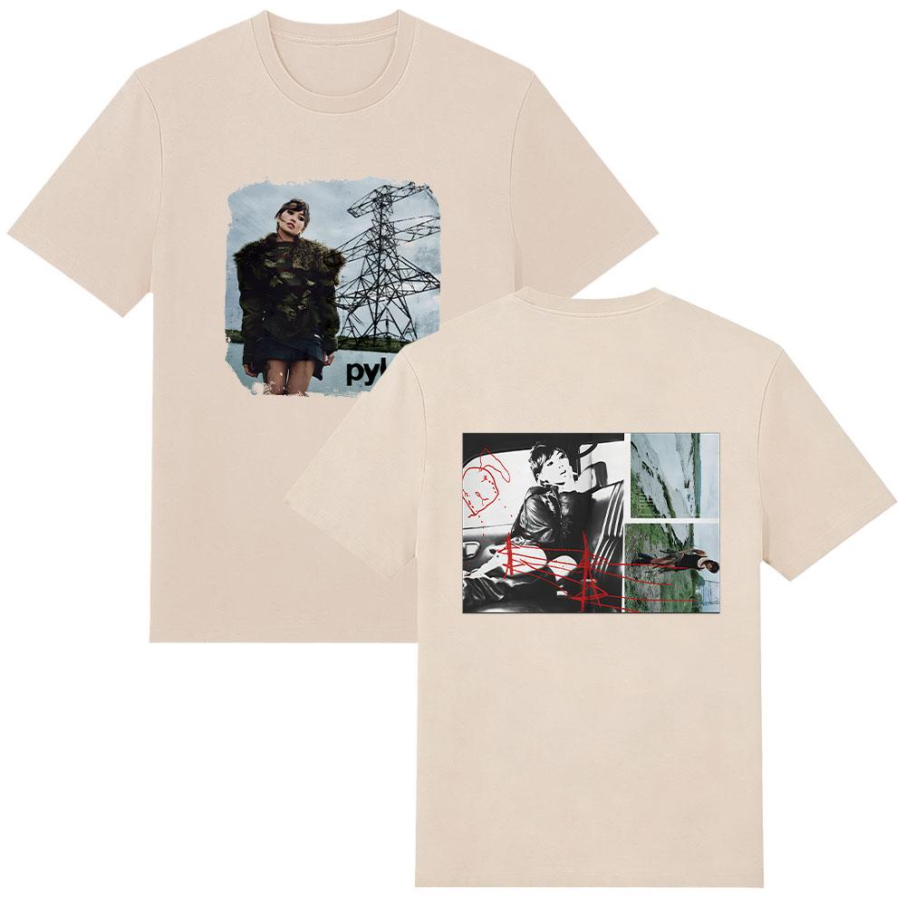 Summer High Quality Cotton Tee Beabadoobee Pylon The Album Cover Cartoon Print T Shirts Unisex Comfort O-neck Short Sleeve Tops
