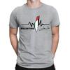 Футболка Free Palestine Флаг Сердцебиение Спасти Газу Солидарность Поддержка Футболка #UJG01
