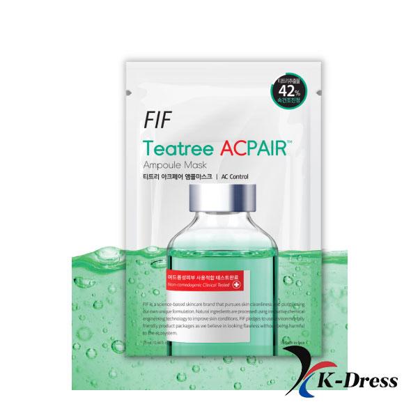 Ампульная маска FIF (Micro Hyaluron/Centella Sensitive/TeaTree Acpair) Выберите 1, 1 КОРОБКУ (10 листов)
