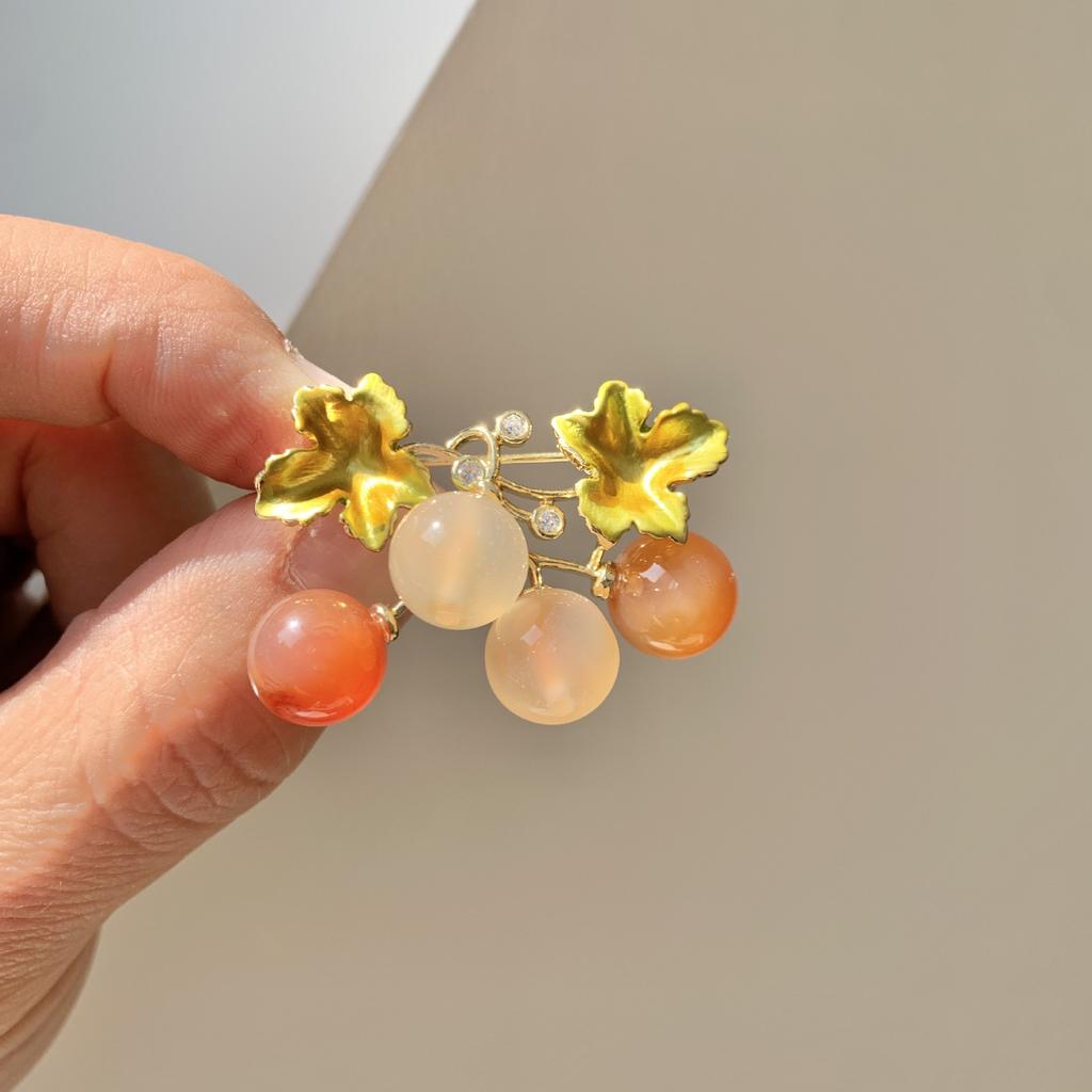 Senior Brooches Flower Leaf Brooch Pins for Women Suit Pendant Fashion Brooches Jewelry