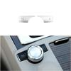 4x Luxury Matte Silver Car Center Multimedia Button Cover For Benz C E 09-13