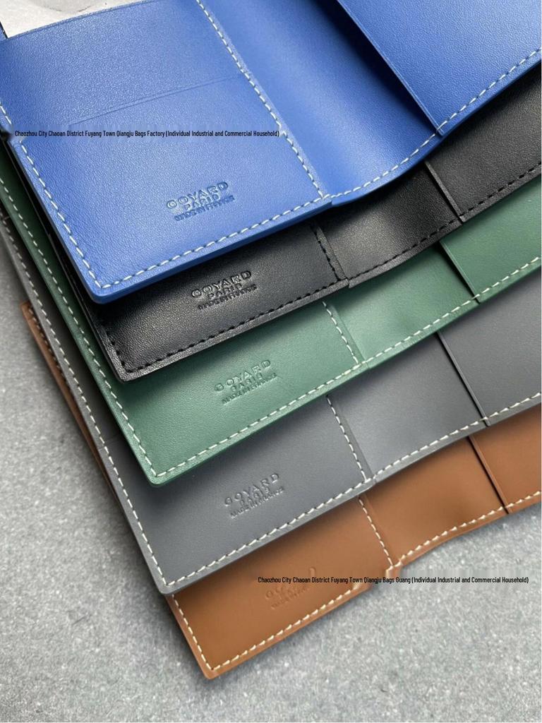 Goya Unisex Passport Holder & Travel Organizer - Protective Dogtooth Cover & Wallet