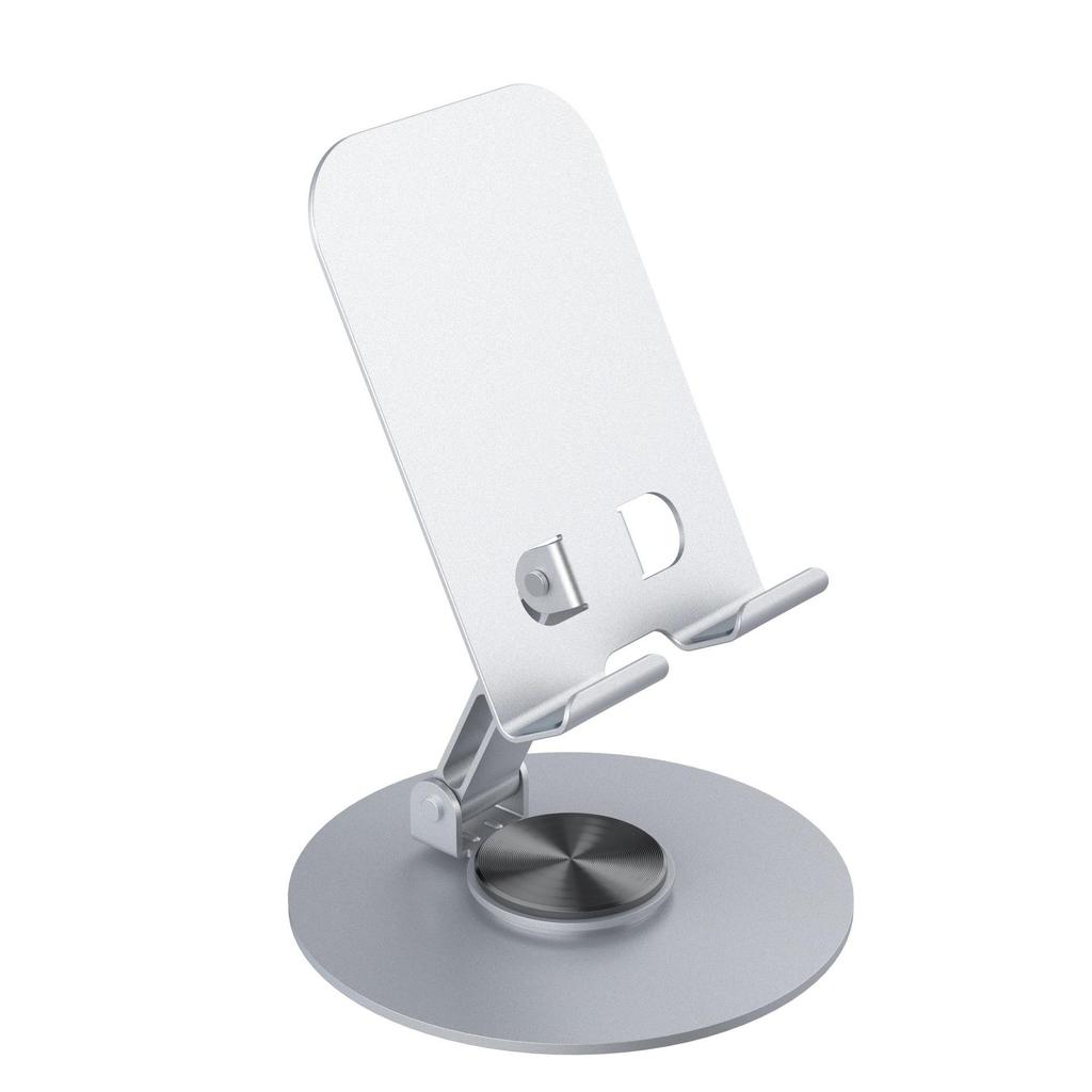 Wood Grain All-Metal Phone & Tablet Stand - Universal Holder for TV Show Watching, Custom Logo