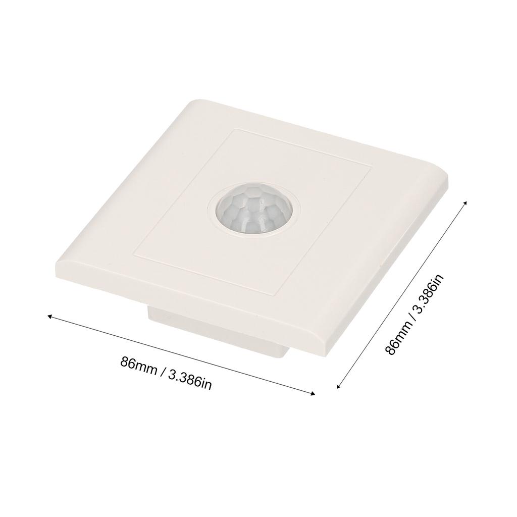 Выключатель света с PIR-датчиком, Вход/Выход фазы, Активация движением, Светодиодный выключатель света, Автоматическое управление лампой, Настенные выключатели, Умный датчик тела