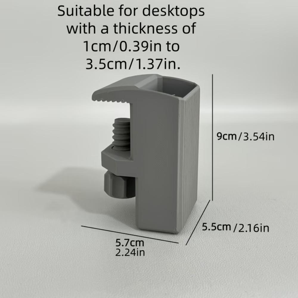 No-Drill Clip-On Pen Holder Desk Organizer Storage Box For 1-3.5cm Edges Adjustable Pencil Storage Box Office Supplies Access