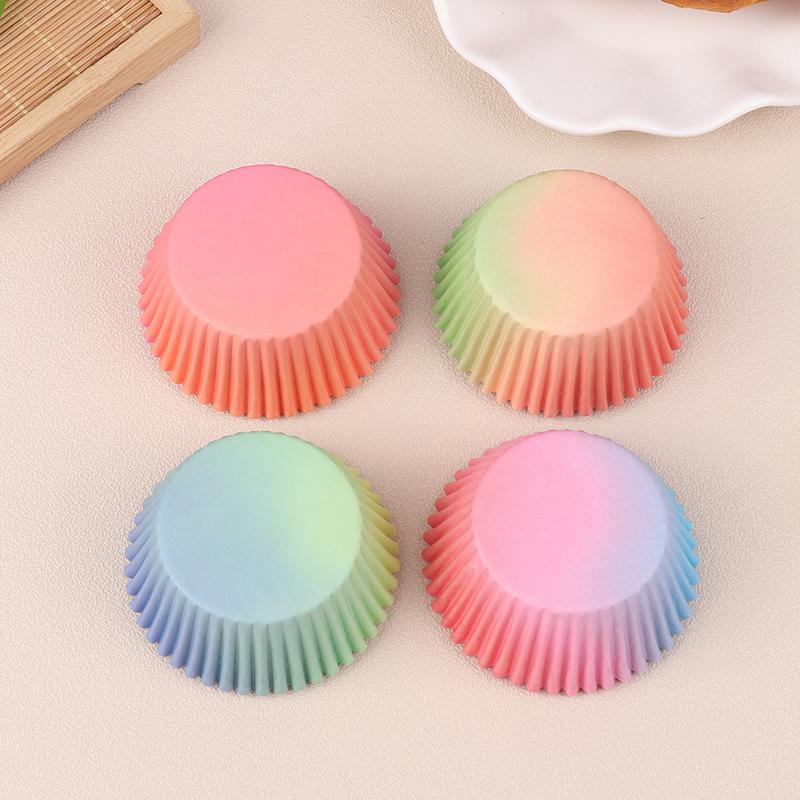 100 шт. формочек для кексов стандартные формочки для кексов бумага для кексов своими руками формы для выпечки обертки для кексов кухонные принадлежности для выпечки