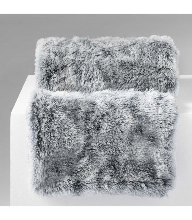 Plaid - Antartic - Gris - 125 x 150 cm - 100% polyester - Intérieur