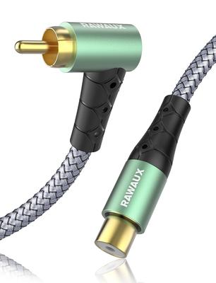 RAWAUX RCA 2M RCA Папа на RCA Маму Удлинитель Сабвуфер Цифровой Аудио Коаксиальный Кабель для Динамиков для Домашних и HiFi Систем Кабель, Кабель, Кабель, Кабель,